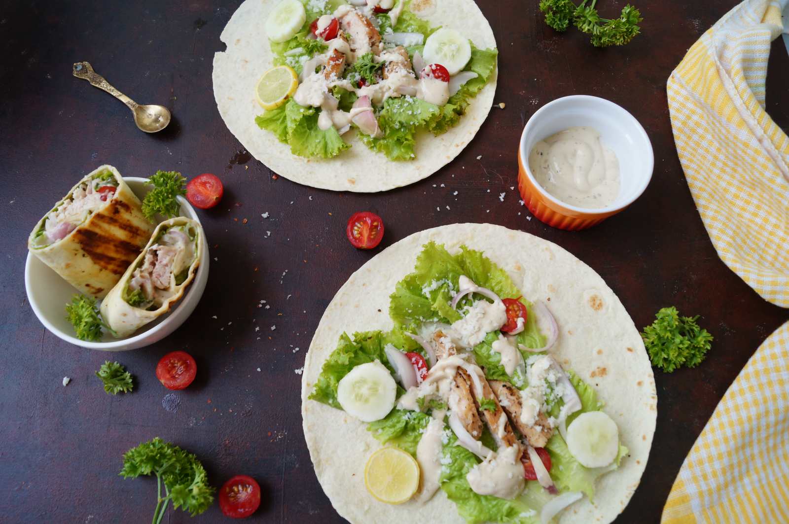 Chicken Ranch Wraps Recipe