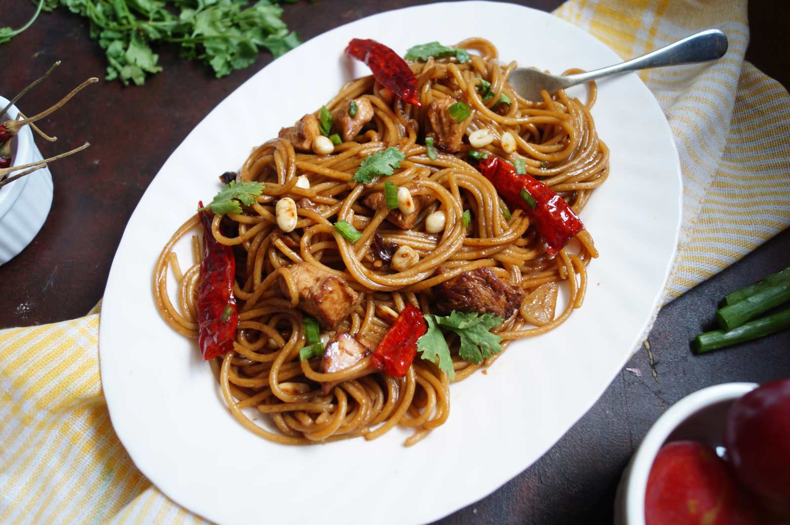 Kung Pao Spaghetti Recipe