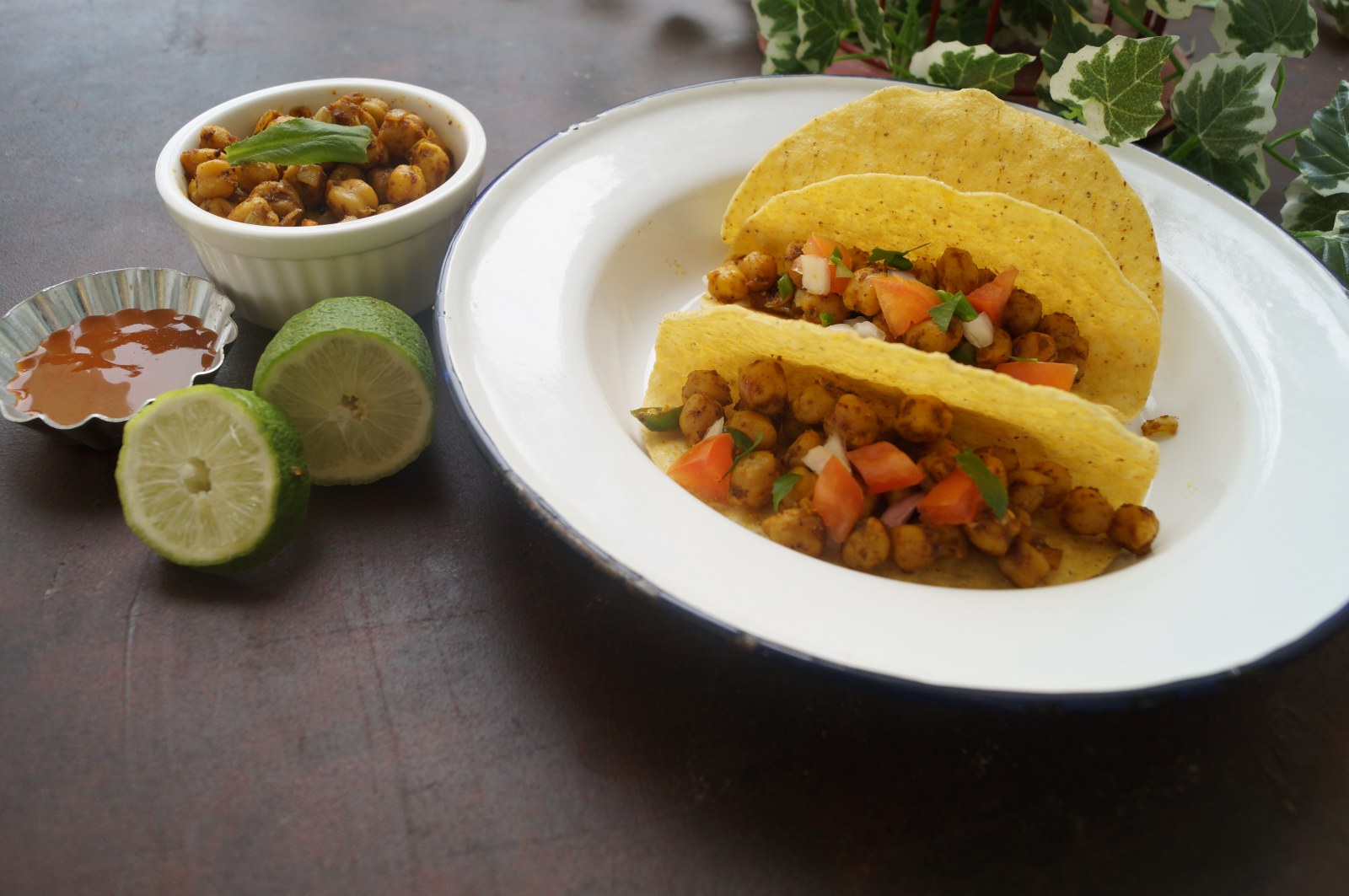 Spicy Chickpea Tacos Recipe With Indian Twist