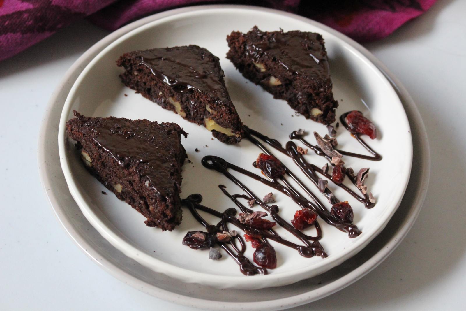 Fruit And Nut Lauki Brownies Recipe