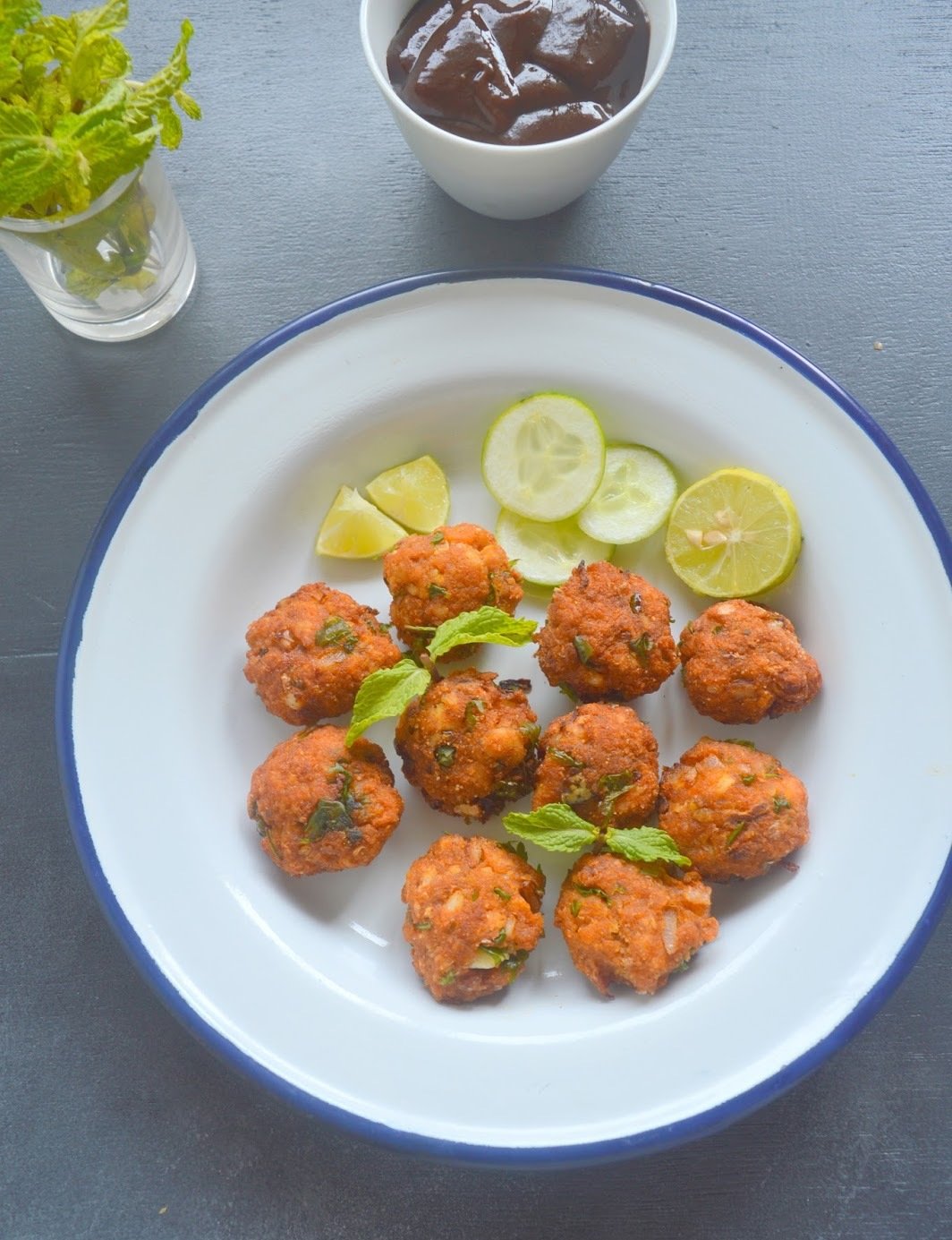 Prawn Fritters Recipe (Shrimp Vadai)