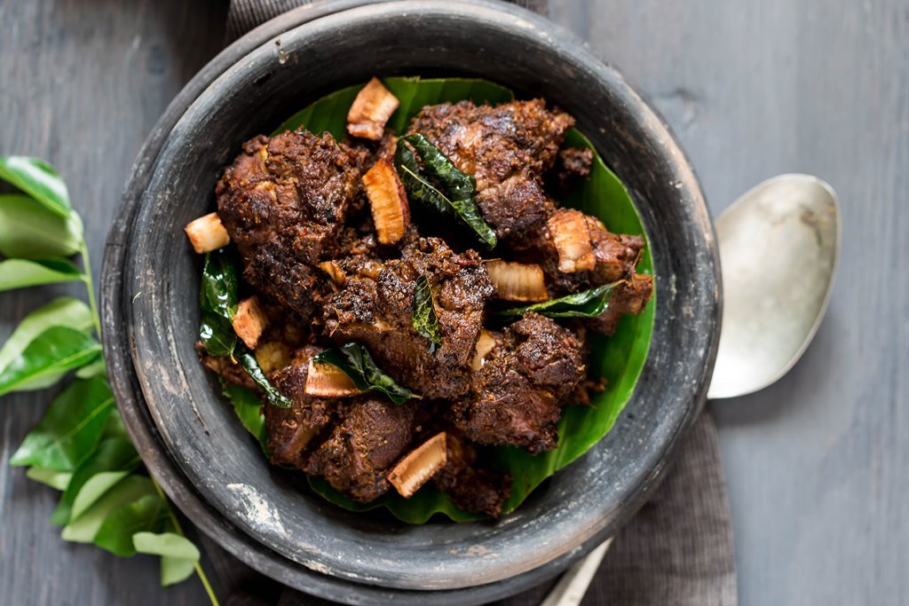Kerala Style Mutton Pepper Fry Recipe