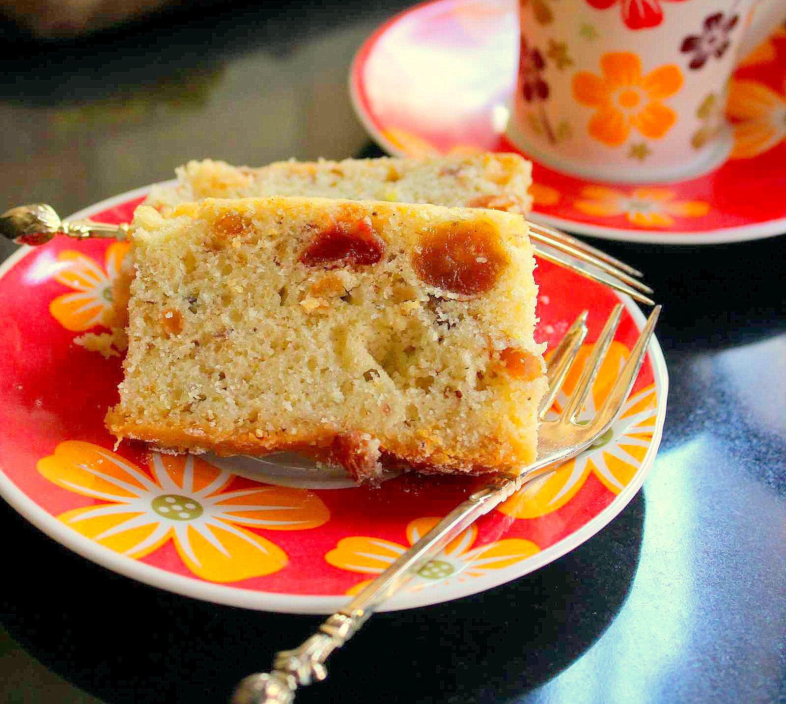 Nutty Pineapple Tutti Frutti Cake Recipe (White Fruitcake)