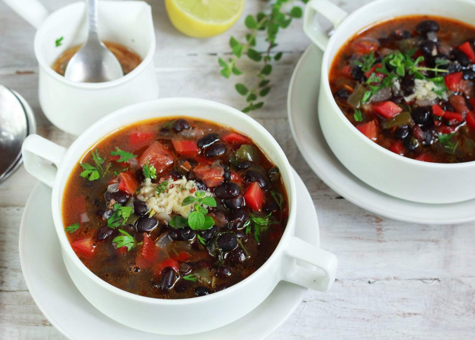 Black Bean Soup With Mojo Recipe