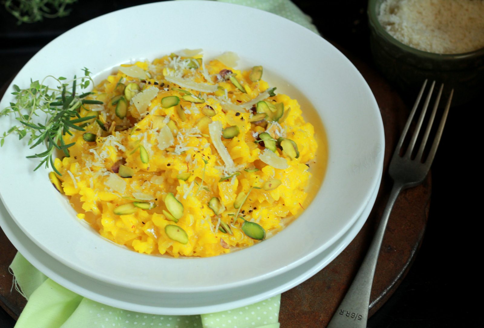 Pumpkin Pistachio Risotto Recipe 