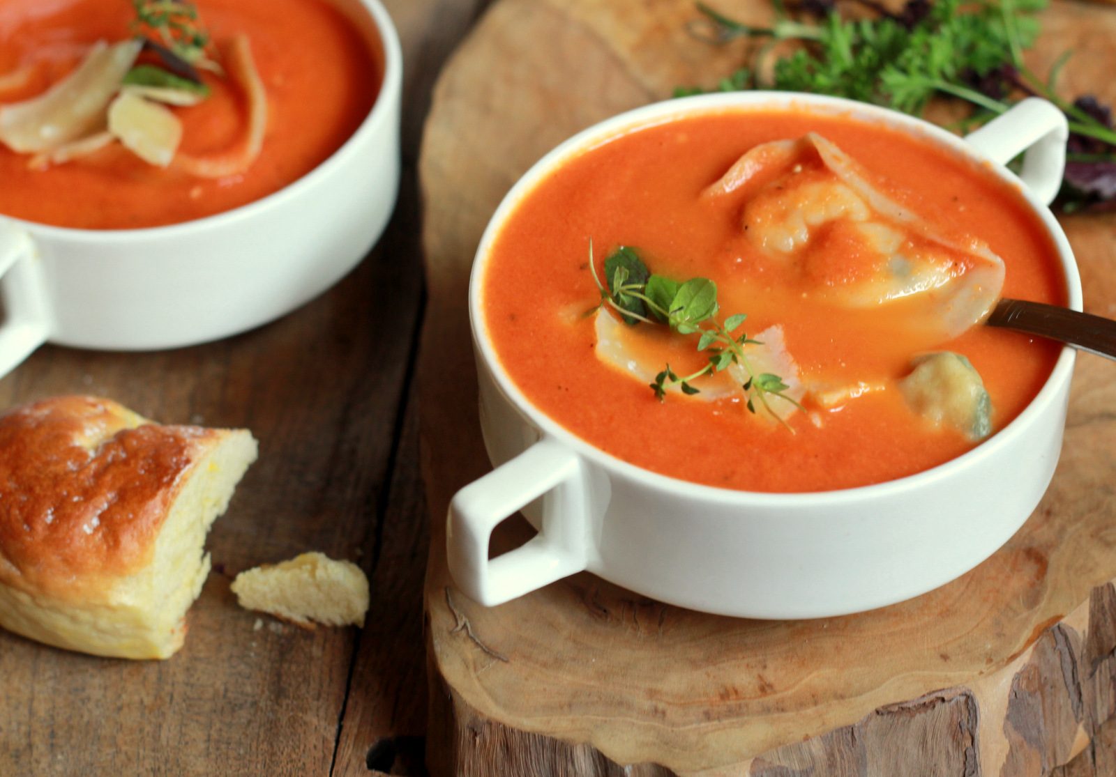 Roasted Tomato & Tortellini Soup Recipe Roasted Tomato & Tortellini Soup Recipe