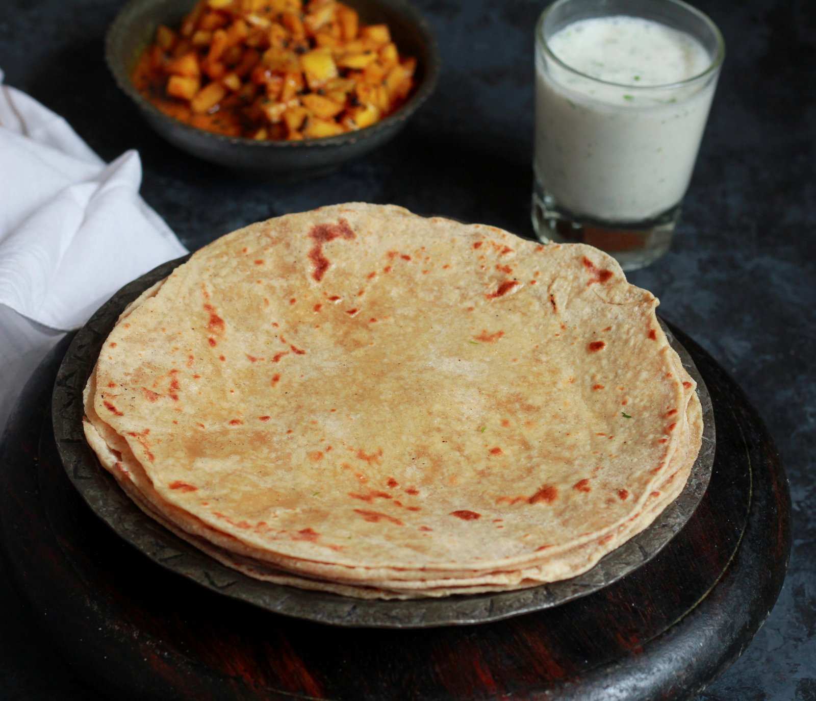 Sweet Dashami Recipe (Maharashtrian Flatbread Made With Wheat Flour & Sugarcane Juice)