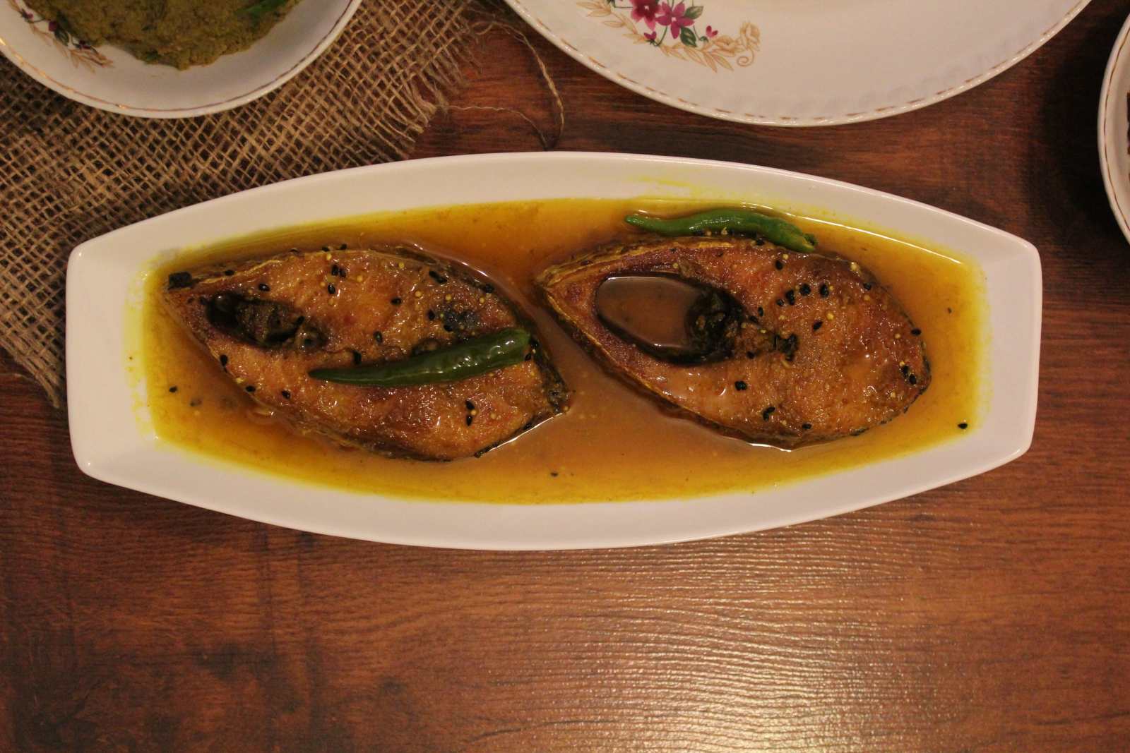 Ilish Er Tel Jhol Recipe - Bengali Hilsa Fish Curry