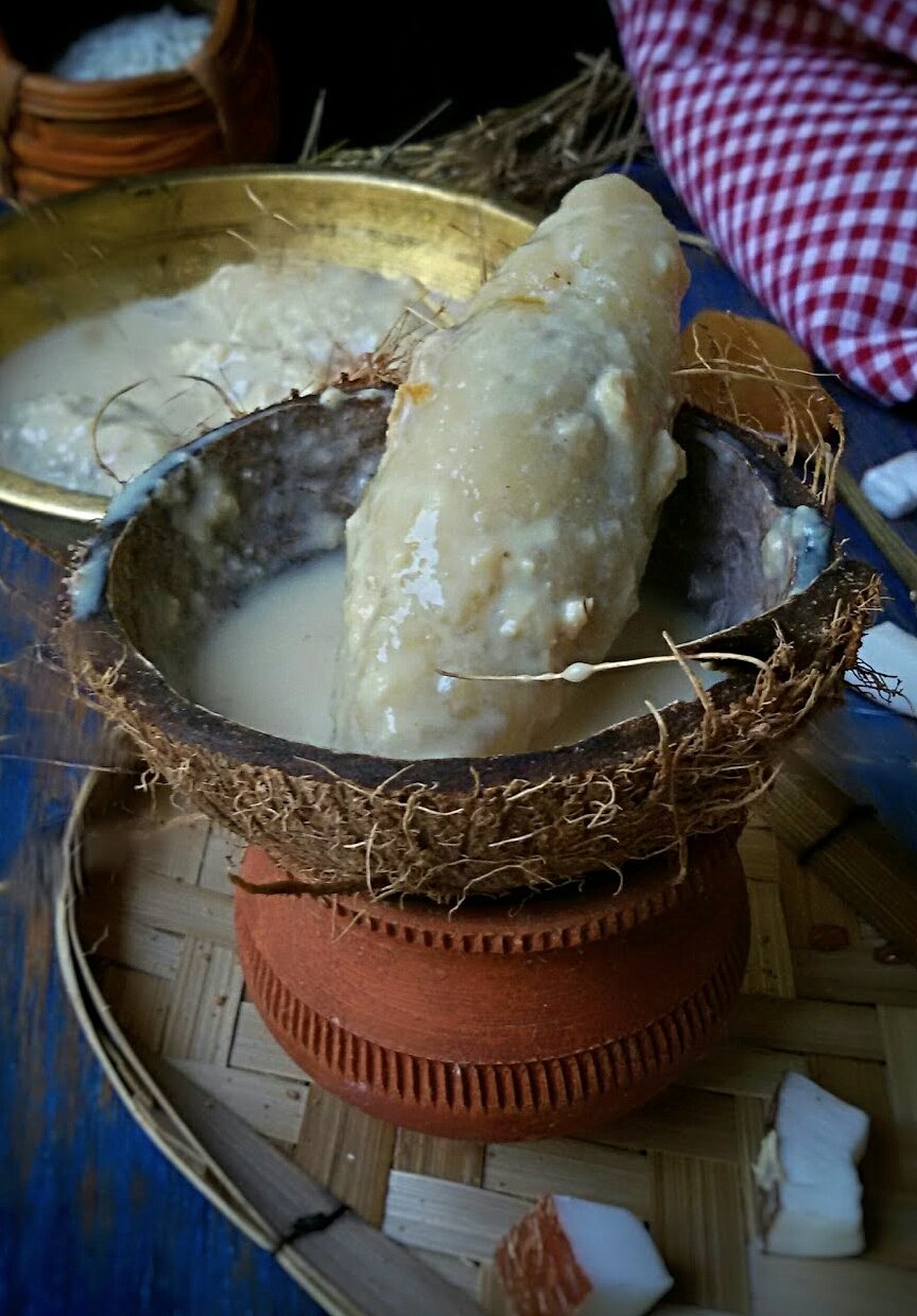 Chirer Dudh Puli Recipe - Bengali Style Beaten Rice Dumpling Kheer