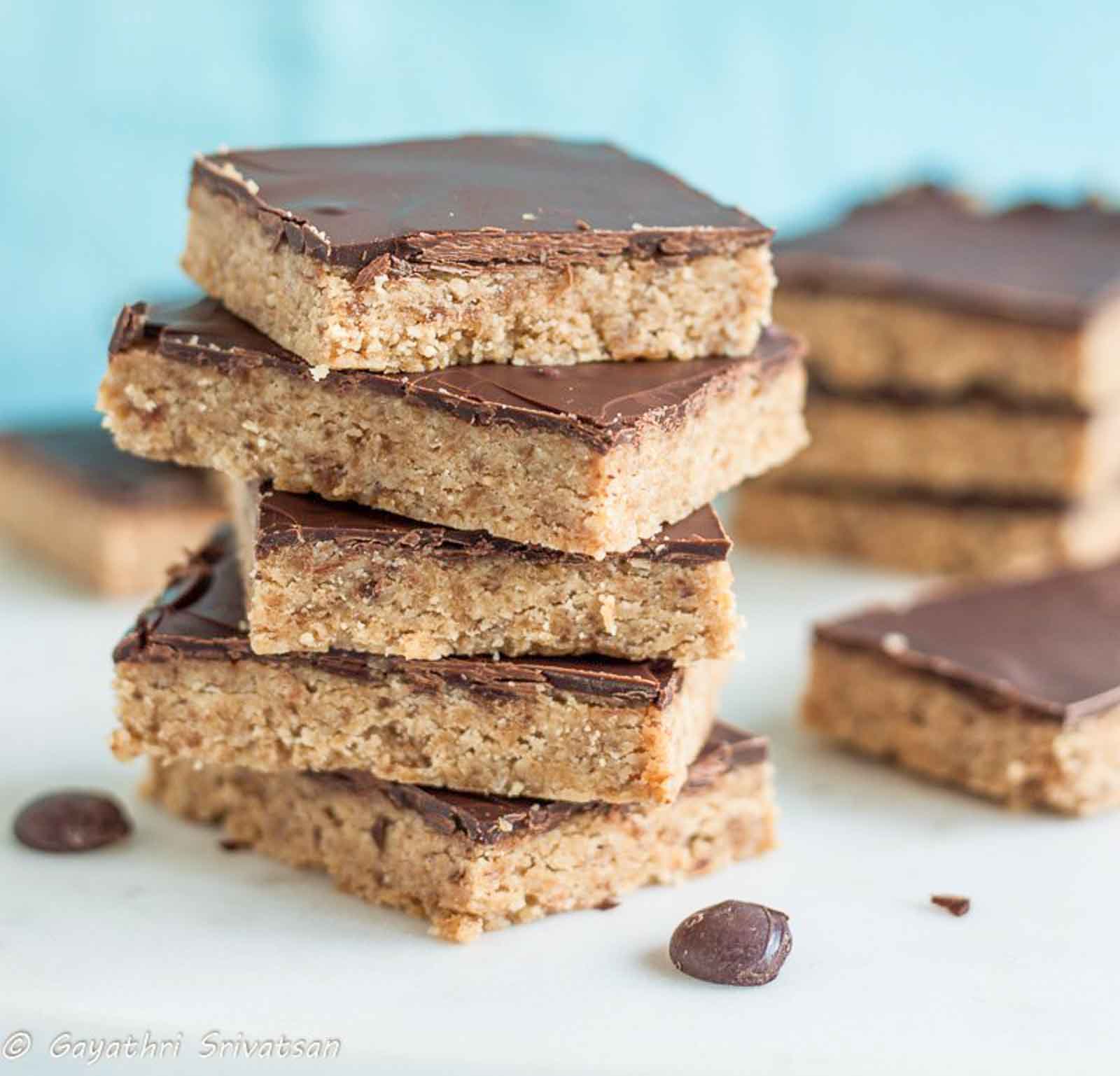 Peanut Butter Cookie Bars Recipe-Healthy snack for kids