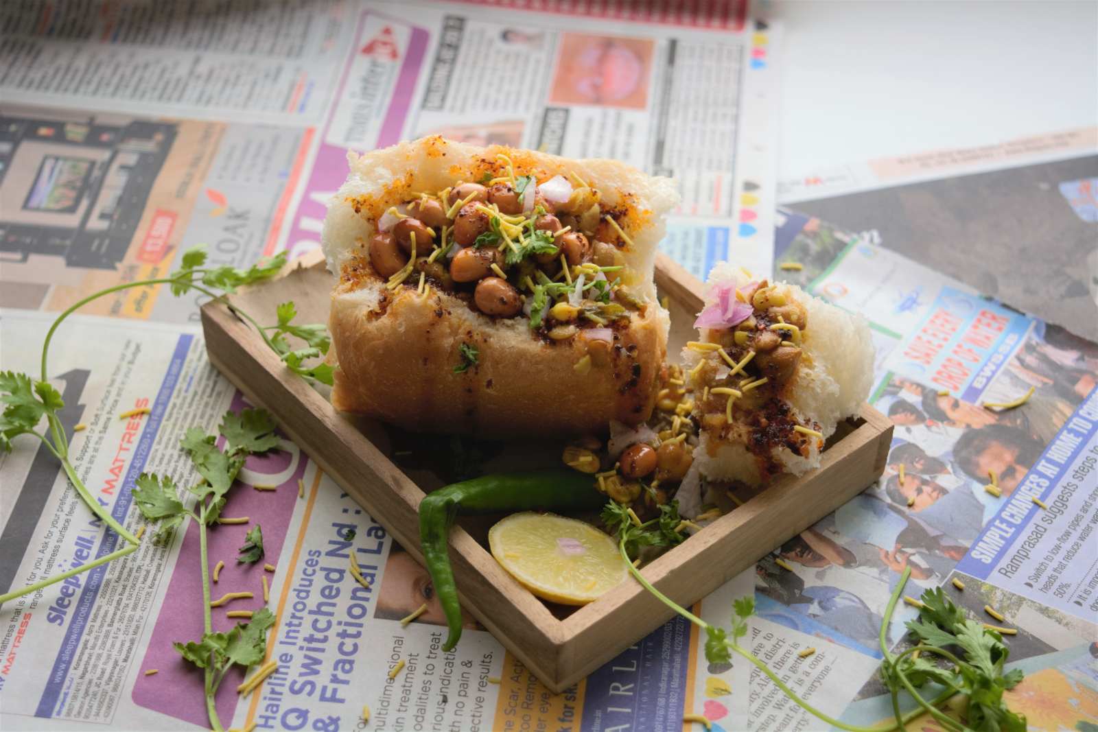 Indian Misal Bunny Chow Recipe