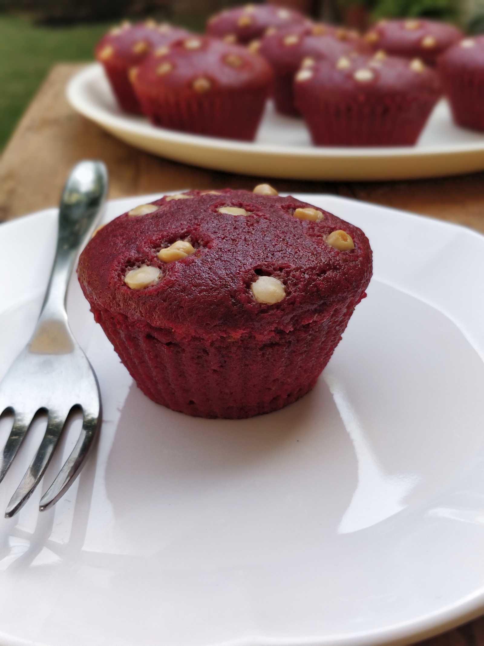 Eggless Red Velvet Beetroot Muffins Recipe Eggless Red Velvet Beetroot Muffins Recipe