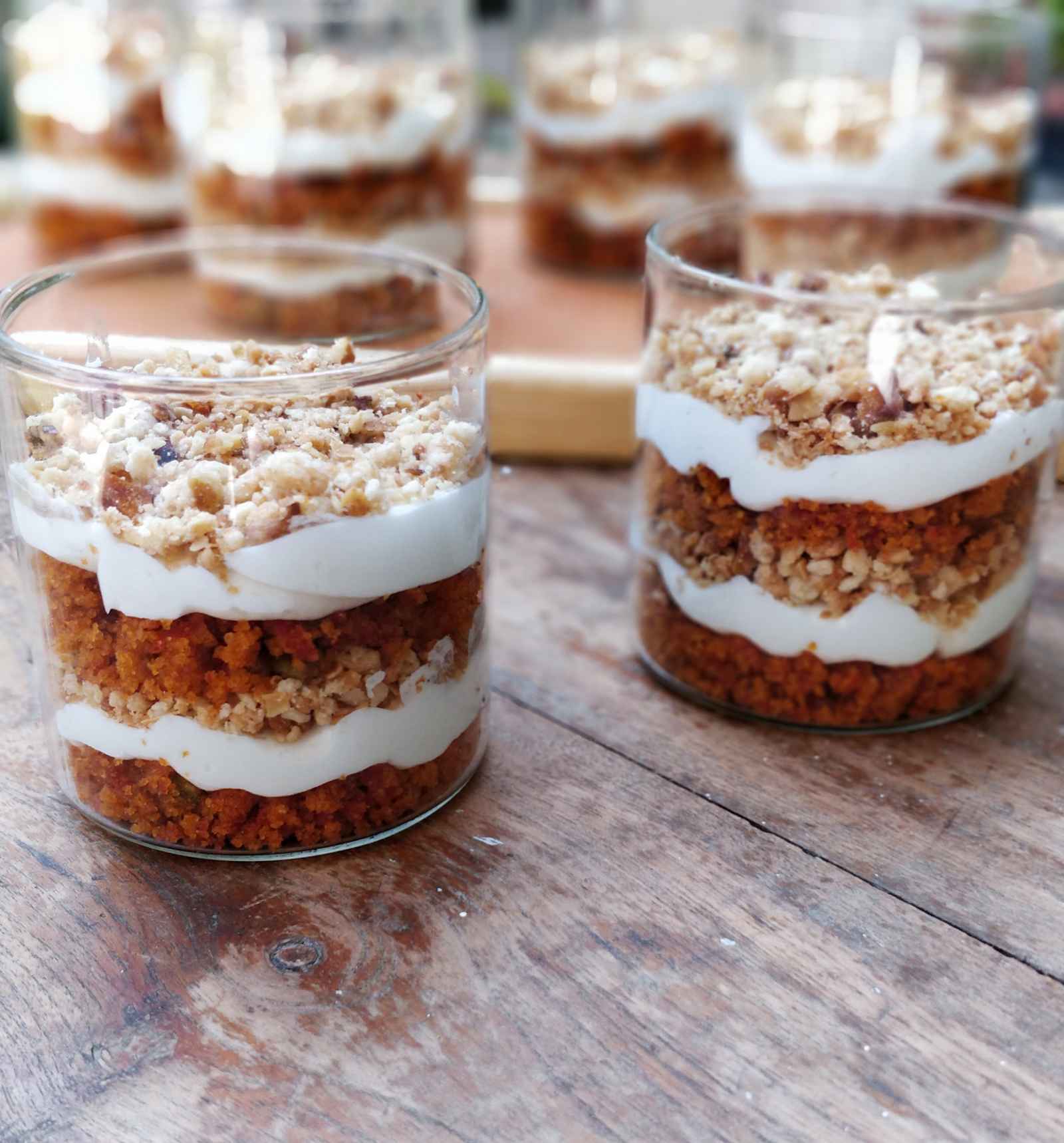 Leftover Carrot Cake Mini Trifle Recipe