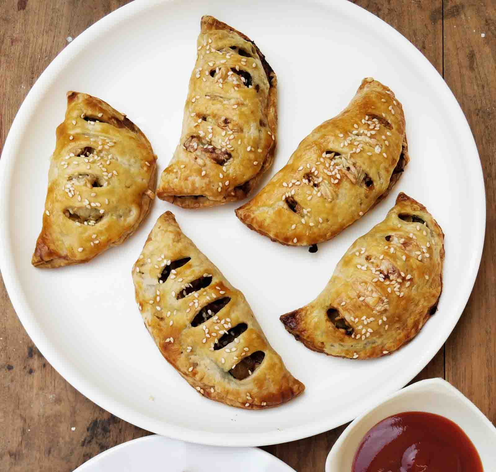 Mushrooms And Zucchini Puffs Recipe