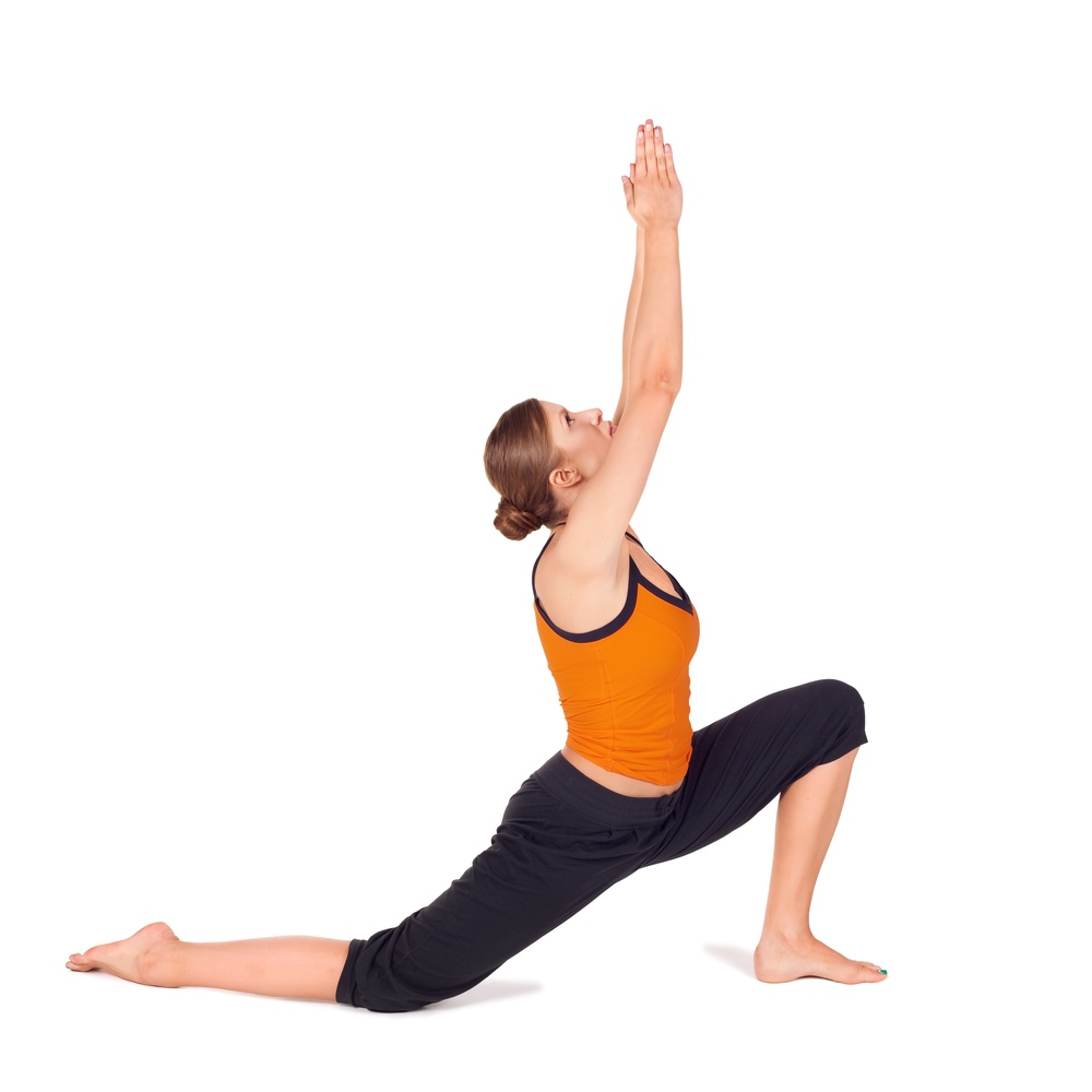 Crescent lunge pose