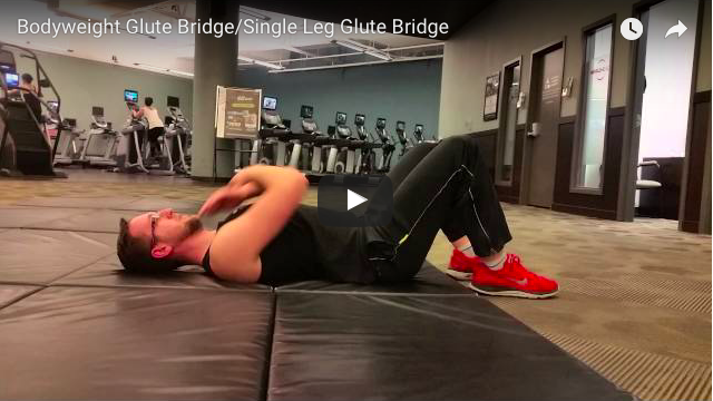 Glute Bridge Single Leg Progression