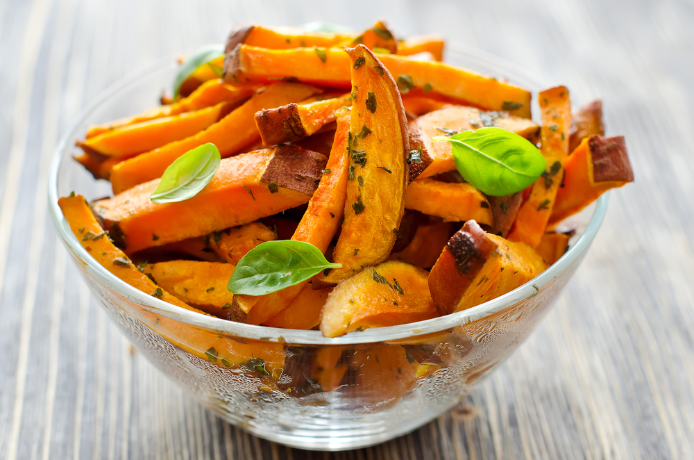 Sweet potato wedges