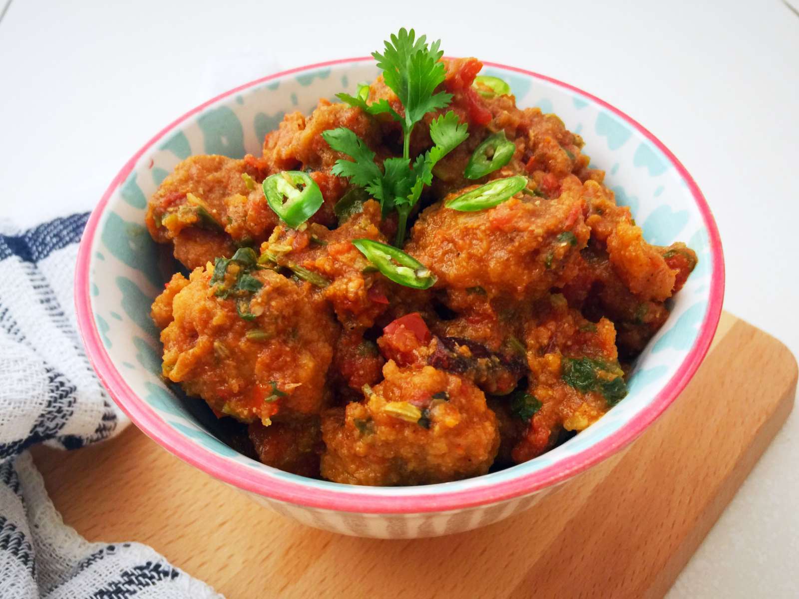 Chettinad Pakora Curry Recipe