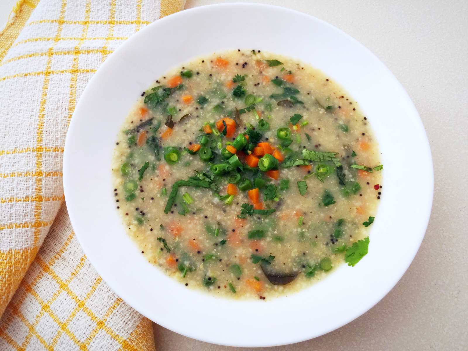 Jowar and Vegetable Porridge Recipe