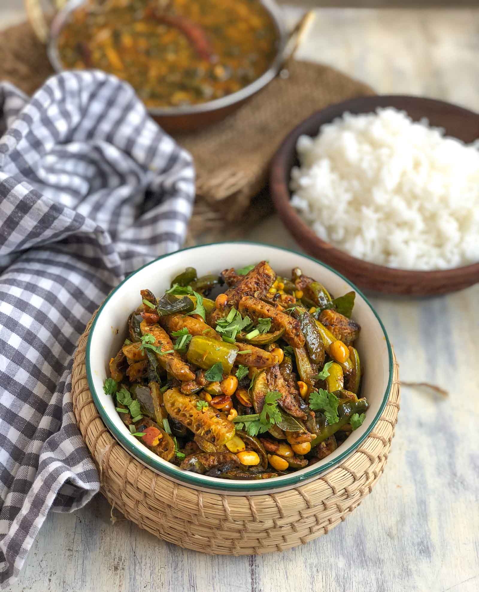 Maharashtrian Tindora Sabzi With Peanuts Recipe