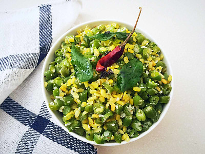Paasi Paruppu Beans Poriyal Recipe By Archana S Kitchen