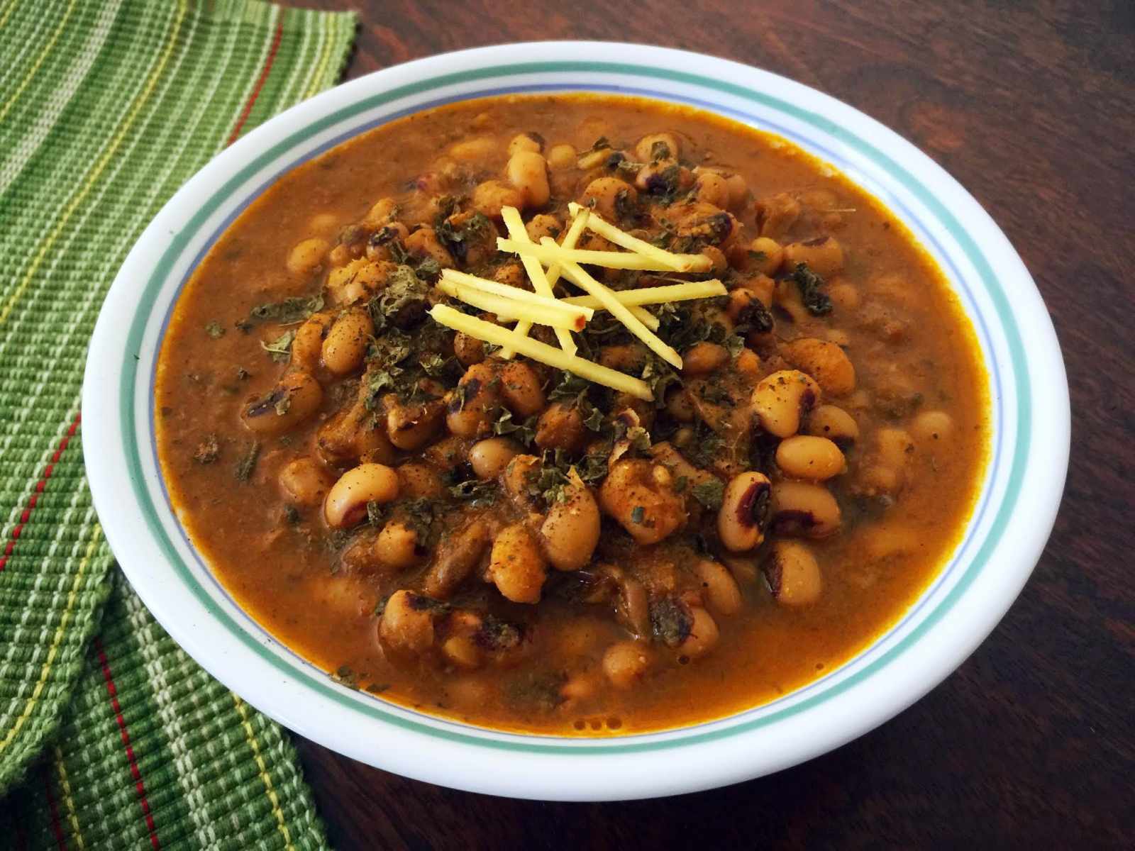 Punjabi Lobia Masala Recipe (Punjabi Style Black Eyed Beans Curry)