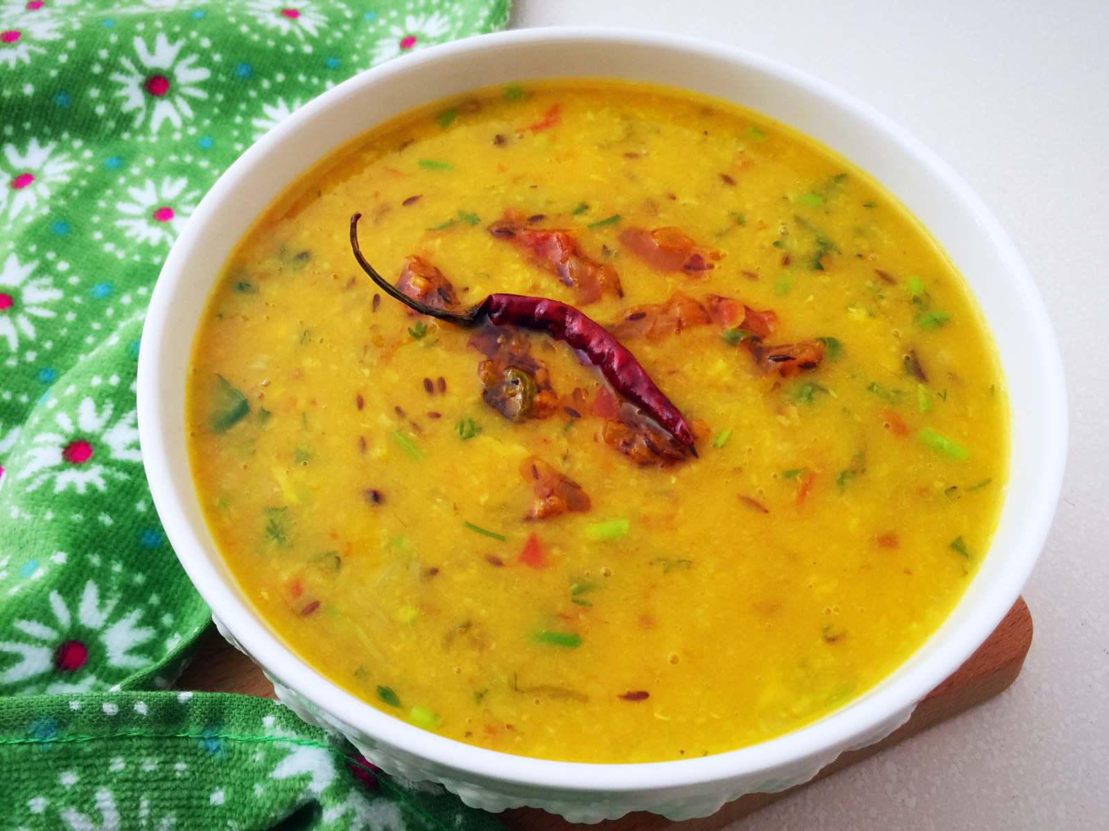 Gujarati Trevti Dal Recipe (Creamy Lentils Cooked In Mild Spices)