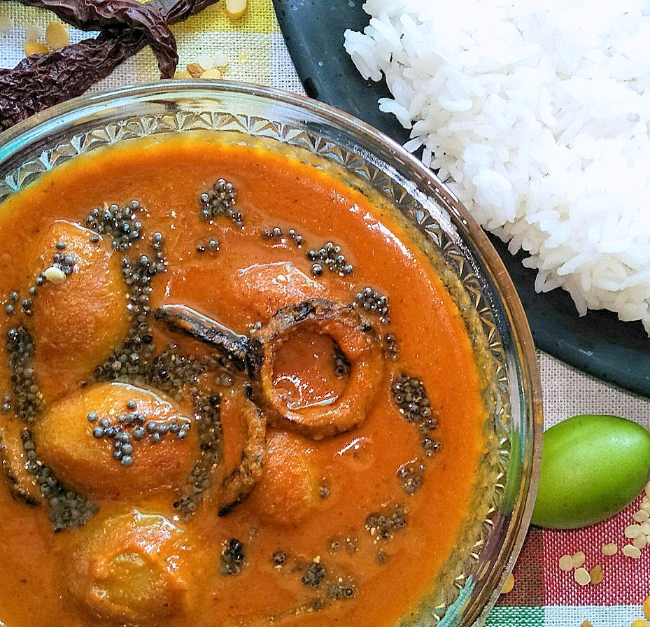 Karwar Style Ambade Udid Methi Recipe - Hog Plum Curry