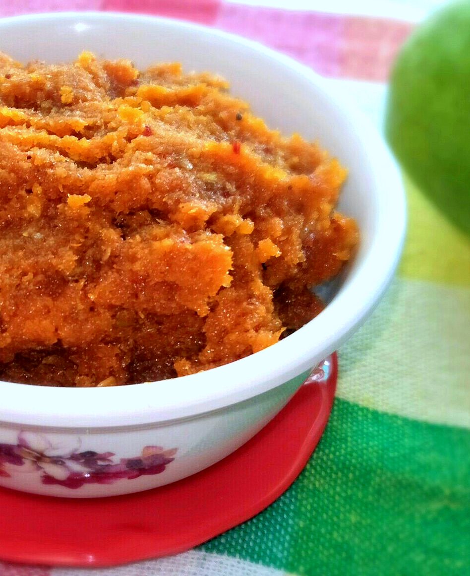 North Kanara Sweet And Sour Raw Mango Chutney Recipe