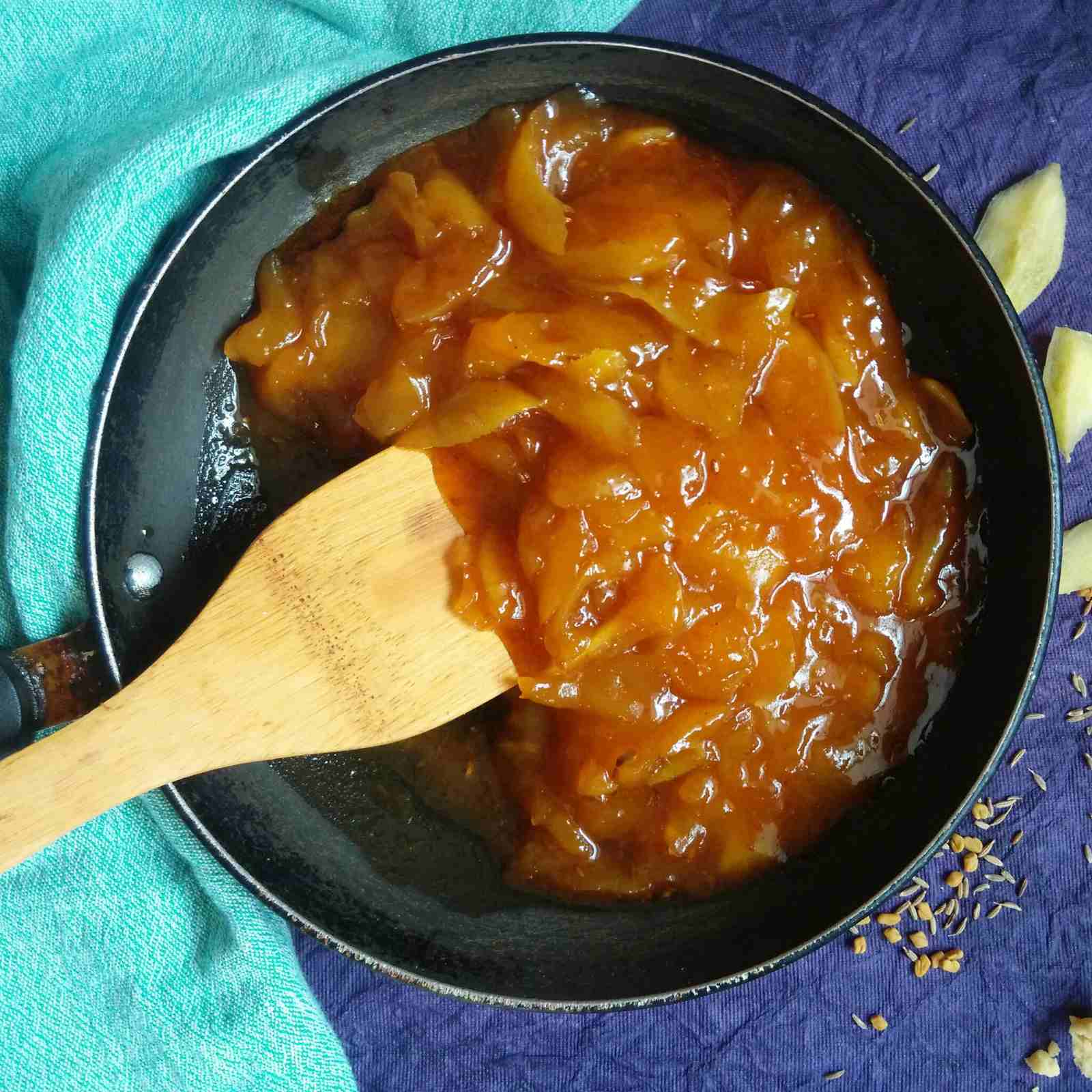 Karnataka Style Mangrasa Recipe - Raw Mango Chutney Recipe Karnataka Style Mangrasa Recipe - Raw Mango Chutney Recipe