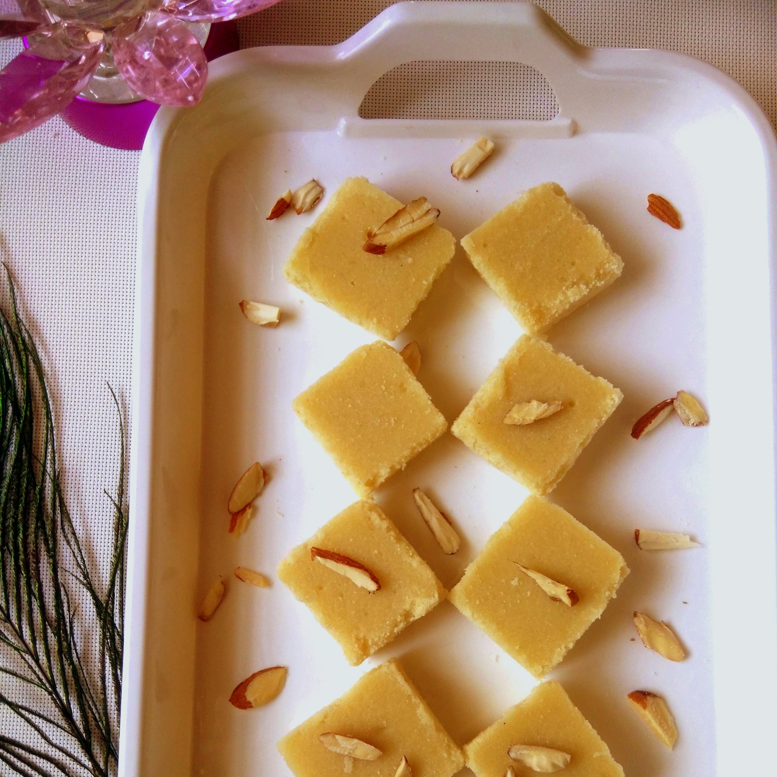 Milk Sooji Fudge Recipe