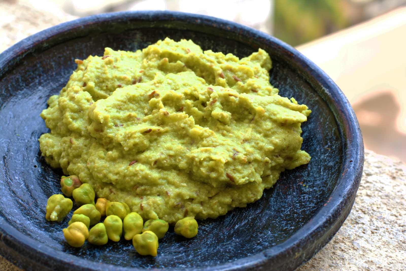 Green Chana Chutney (Green Chickpea Chutney) Recipe