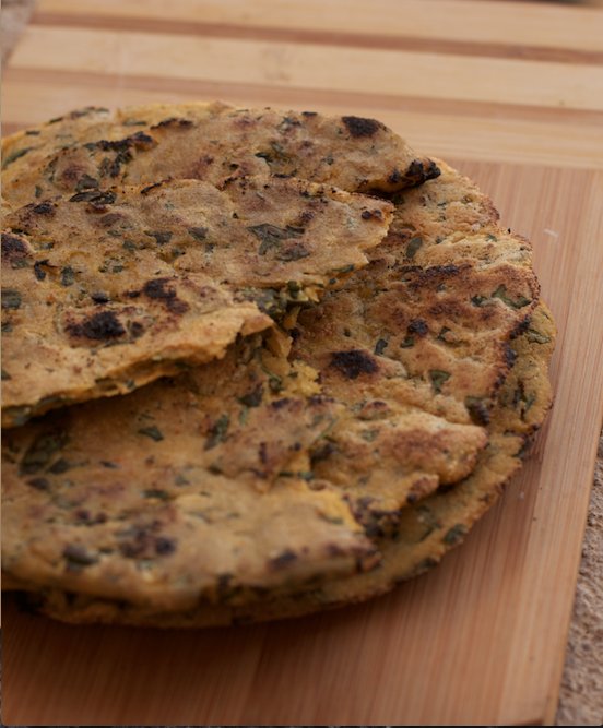 Makki and Methi Roti Recipe