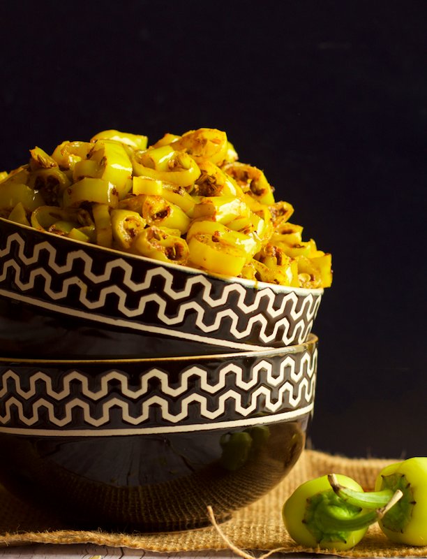 Mirchi Ke Tipore Recipe - Green Chilli Stir Fry Mirchi Ke Tipore Recipe - Green Chilli Stir Fry
