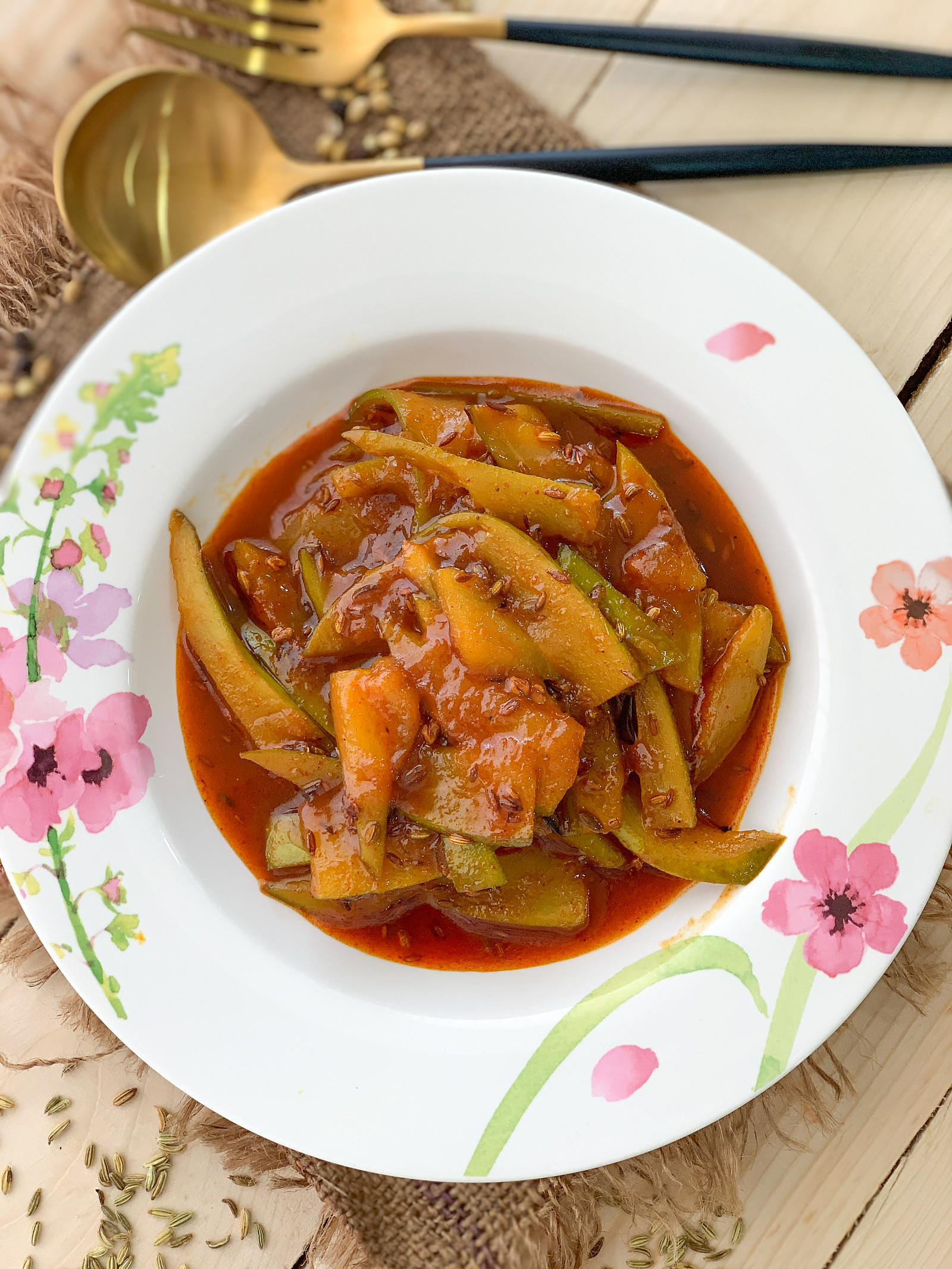 Aam Ki Launji Pickle Recipe - Sweet & Spicy Mango Pickle