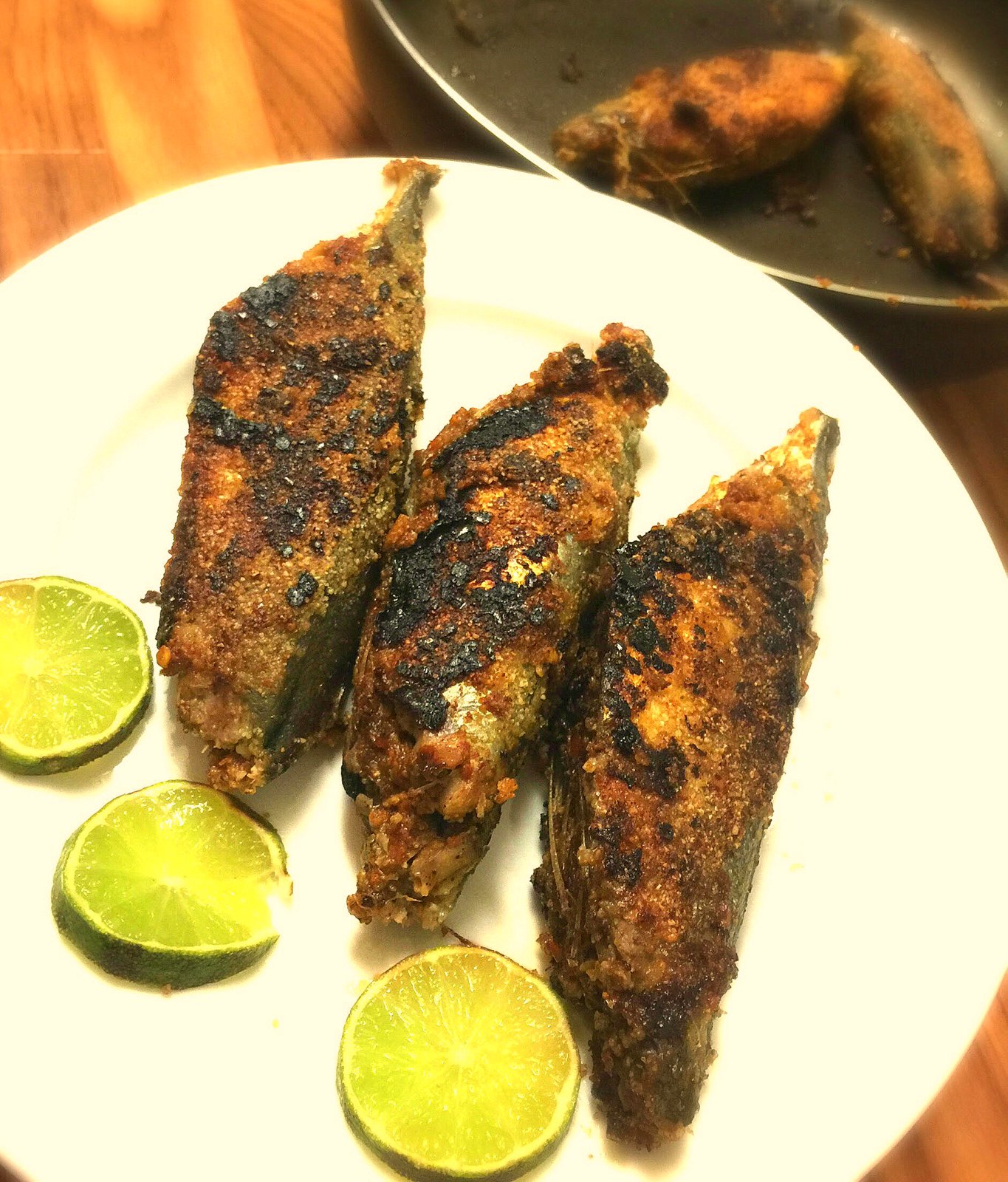 Goan Style Recheado Bangdo Recipe | Stuffed Mackerel