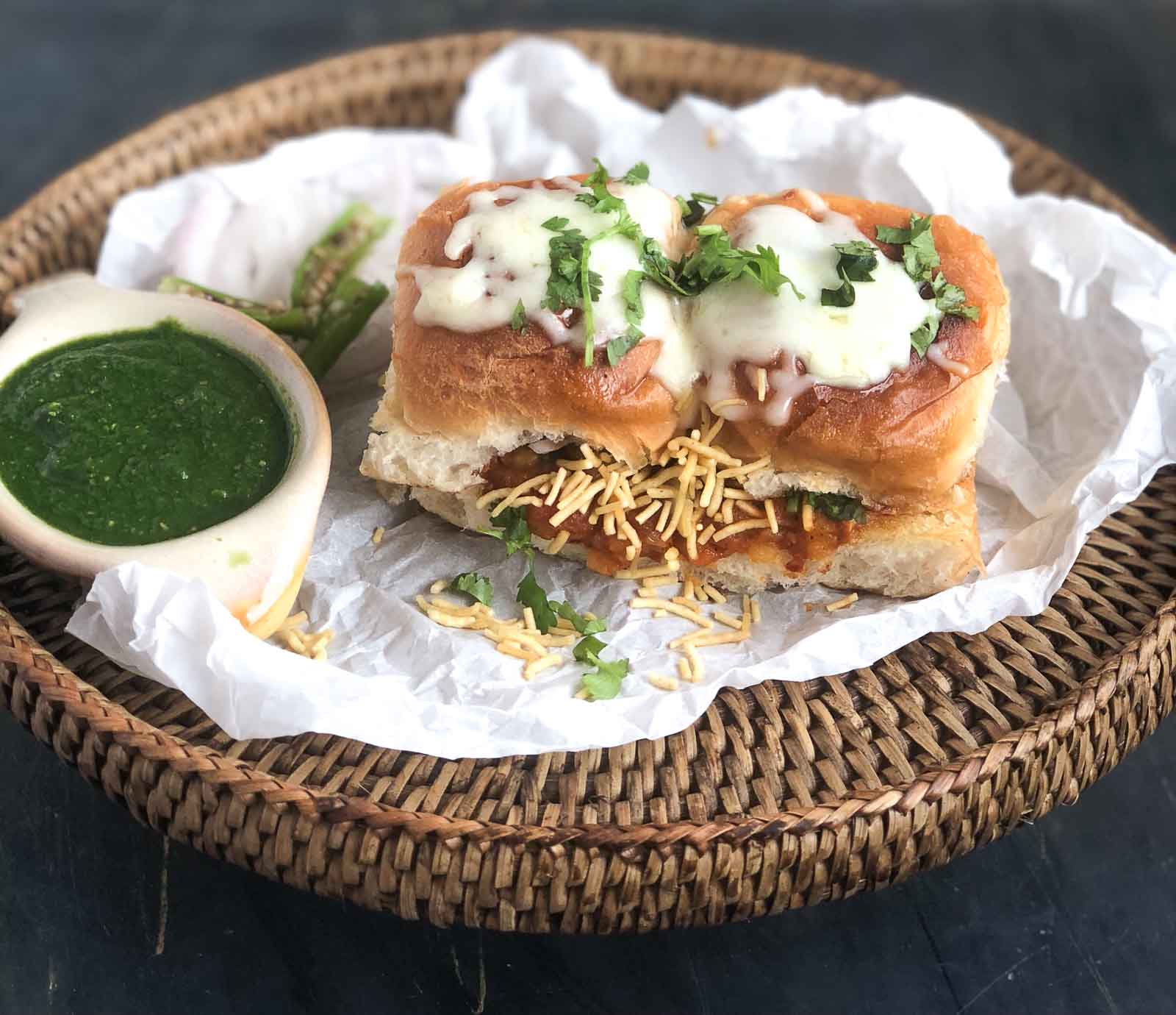 Masala Pav Recipe With Cheese