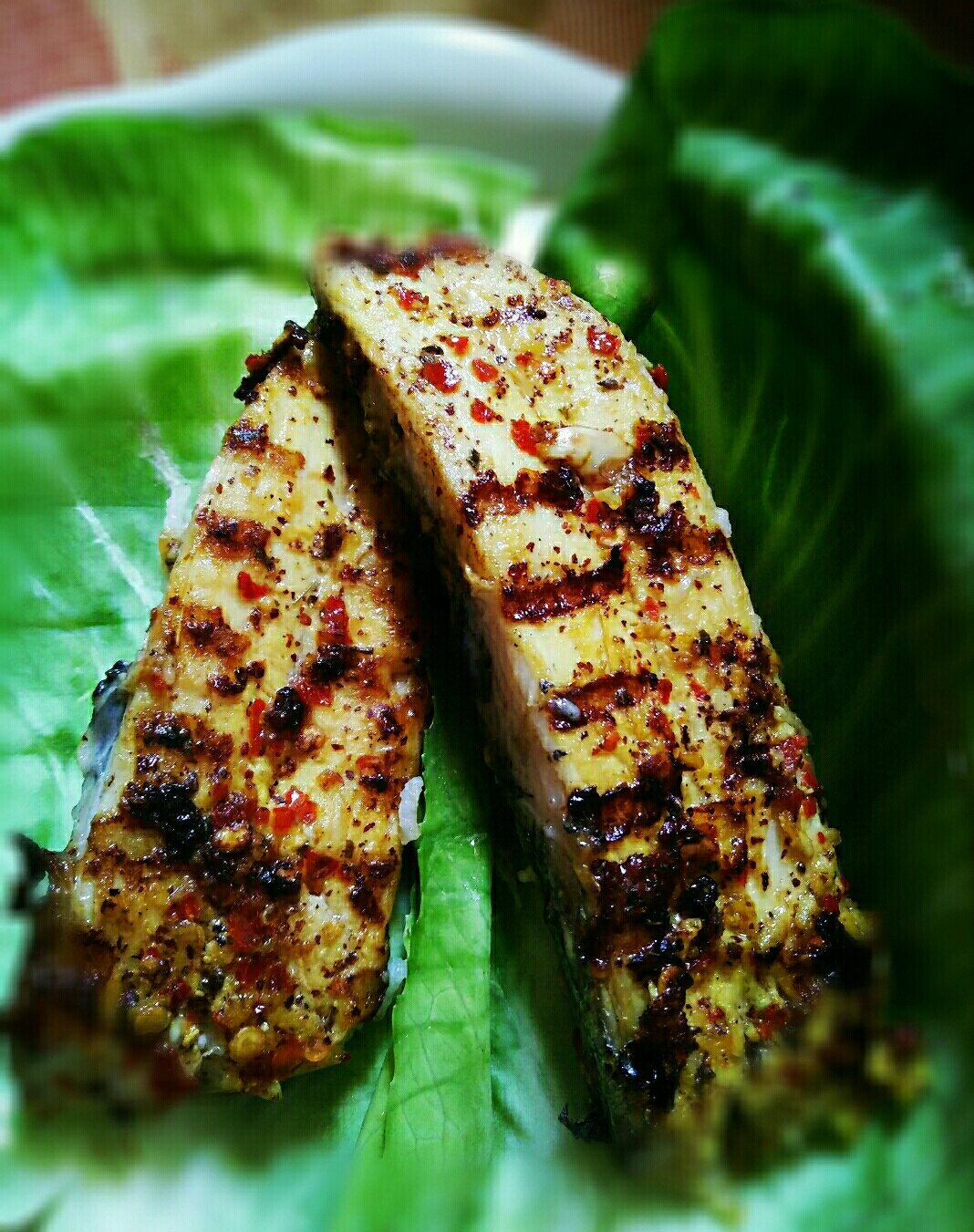 Grilled Herring With Kasundi Mustard And Wild Celery Recipe