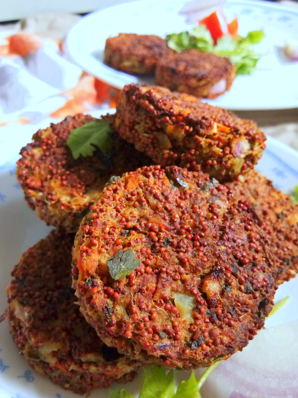 Sprouted Ragi Chicken Cutlet Recipe