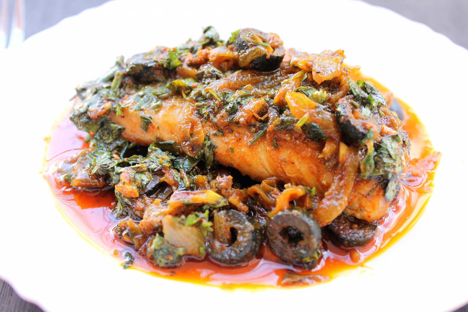 Moroccan Baked Fish Recipe