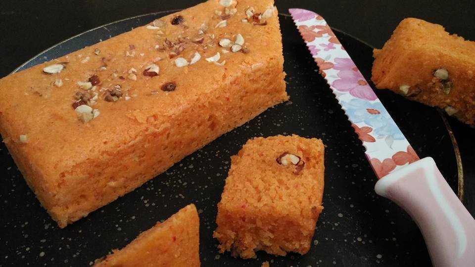 Dry Fruits Spongy Cake Recipe