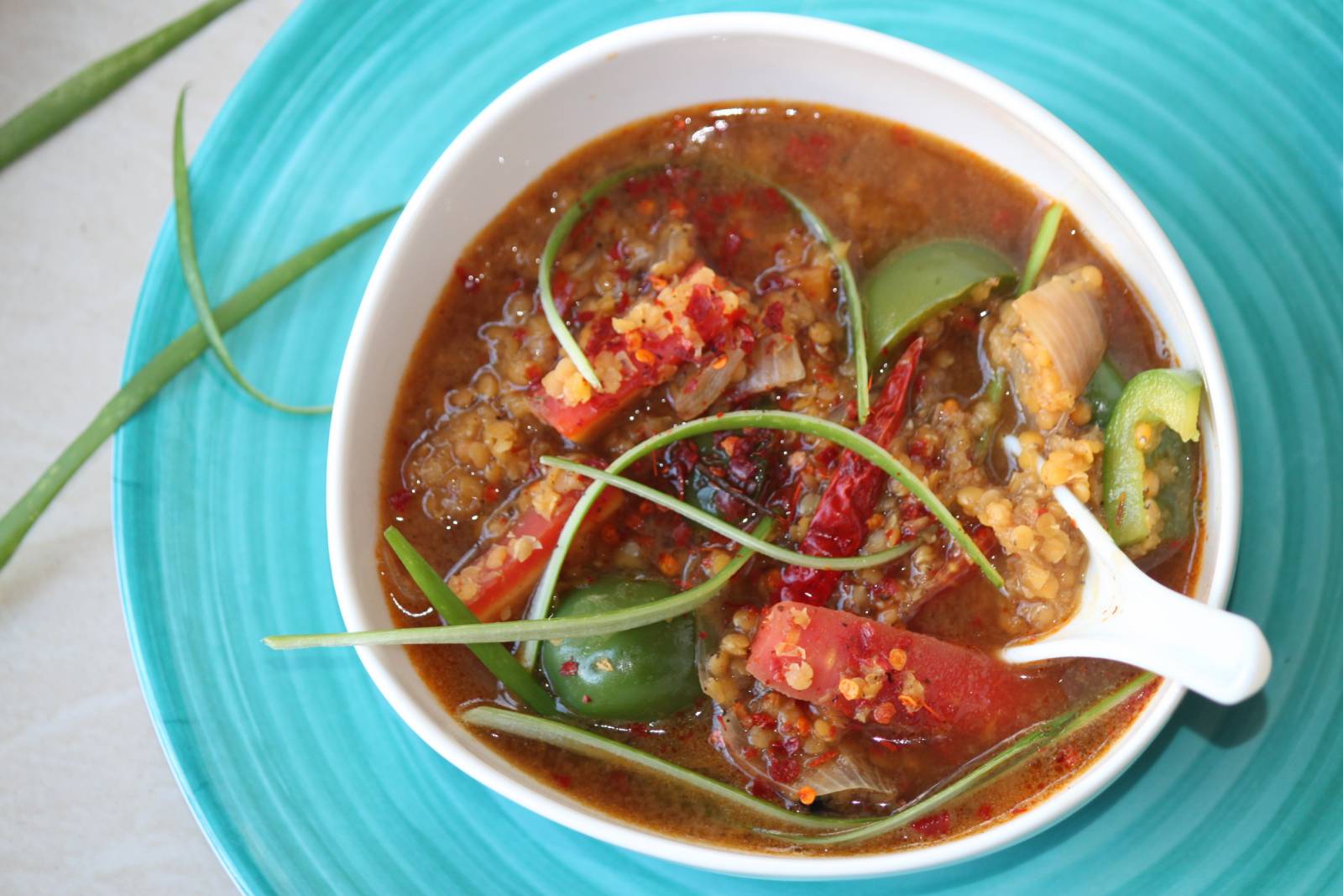 Asian Carrot Ginger Lentil Soup Recipe 