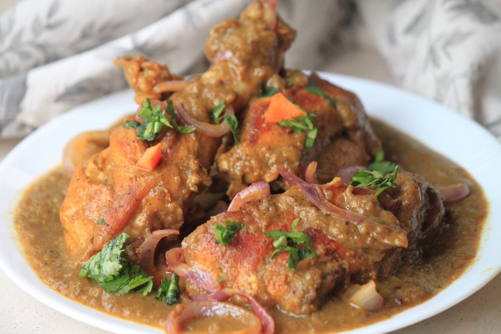 Chicken Korma Recipe - Mughlai Style Chicken Curry
