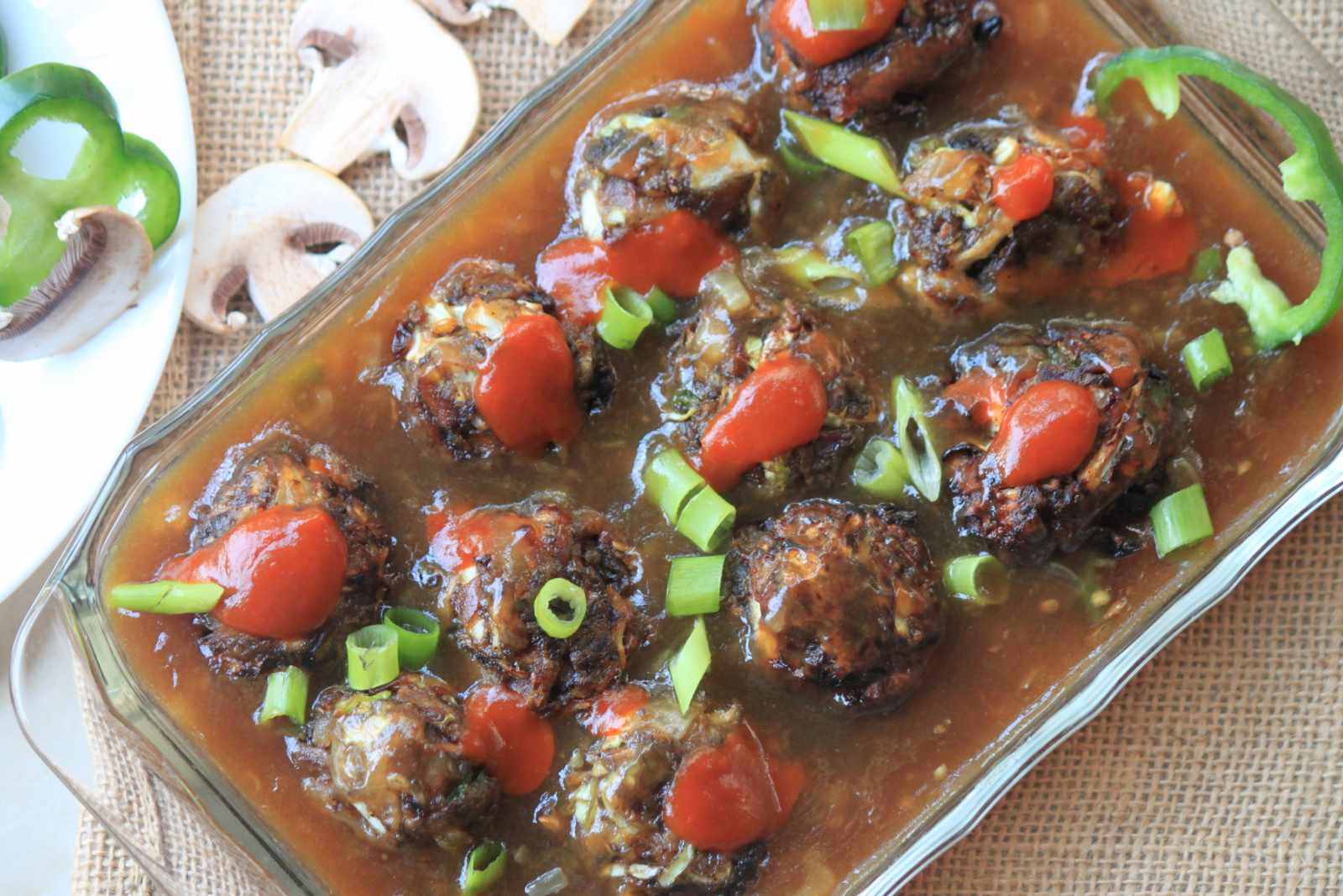 Mushroom Manchurian Gravy Recipe Mushroom Manchurian Gravy Recipe