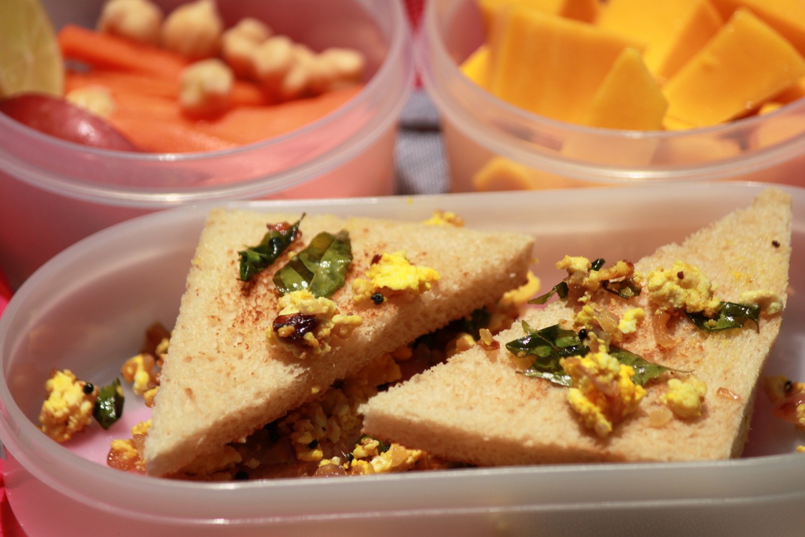 Scrambled Paneer Sandwich Recipe Scrambled Paneer Sandwich Recipe