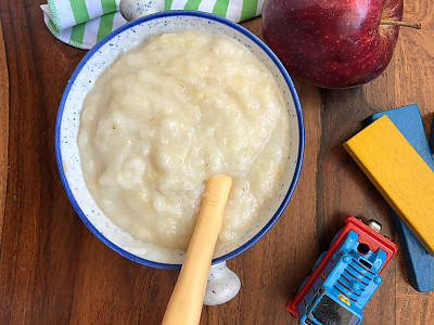 Rice and banana shop for baby