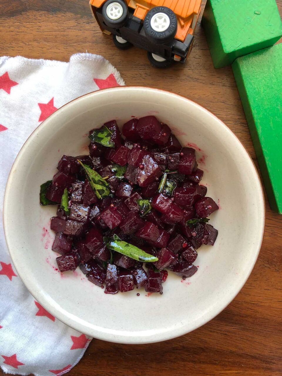 Beetroot Poriyal Sabzi Recipe For Babies And Toddlers Over 10 months