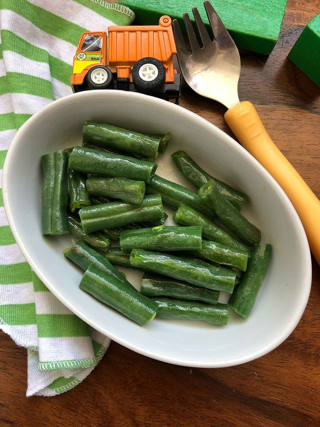 Buttered Green Beans Recipe - Finger Food for Toddlers