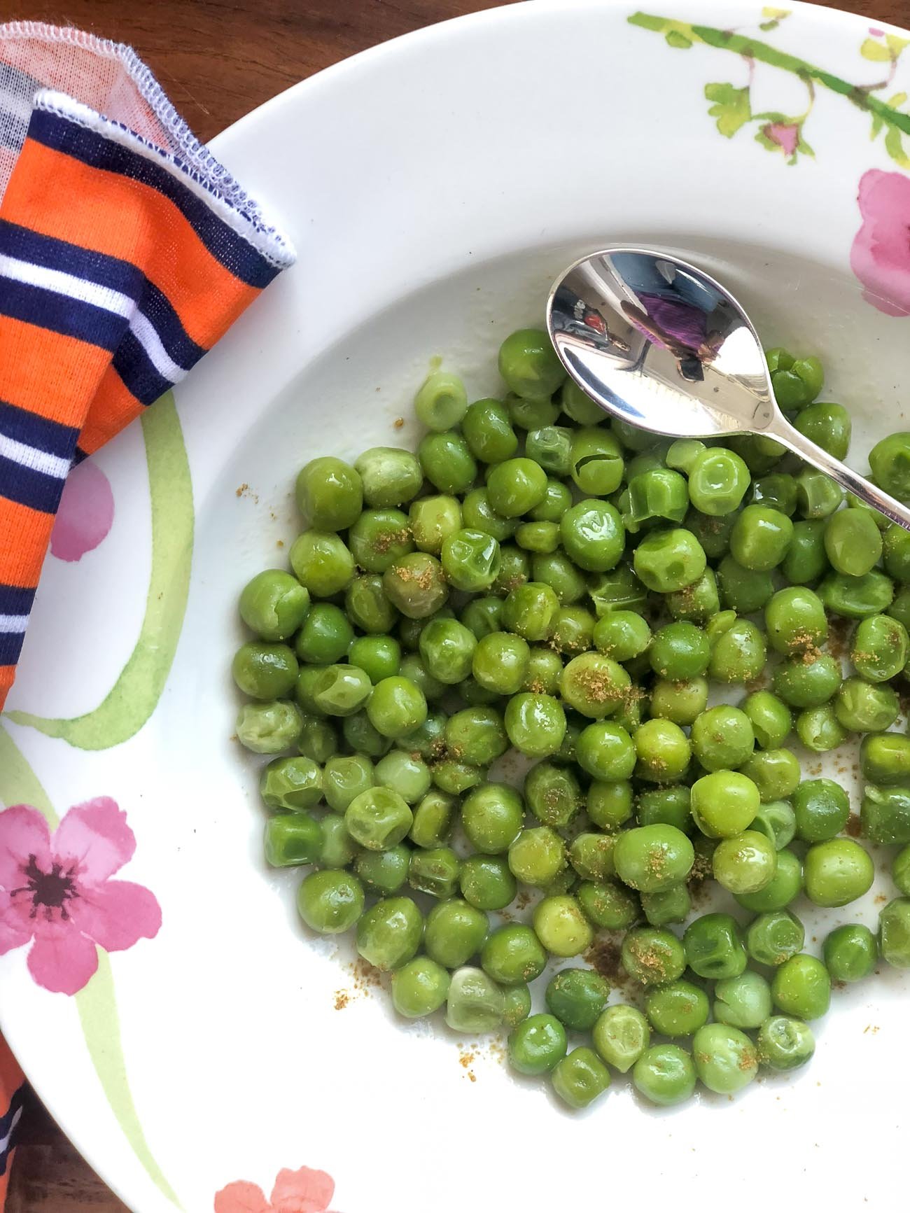 Buttered Green Peas with Cumin Powder For Babies Toddlers 10 Months and Above