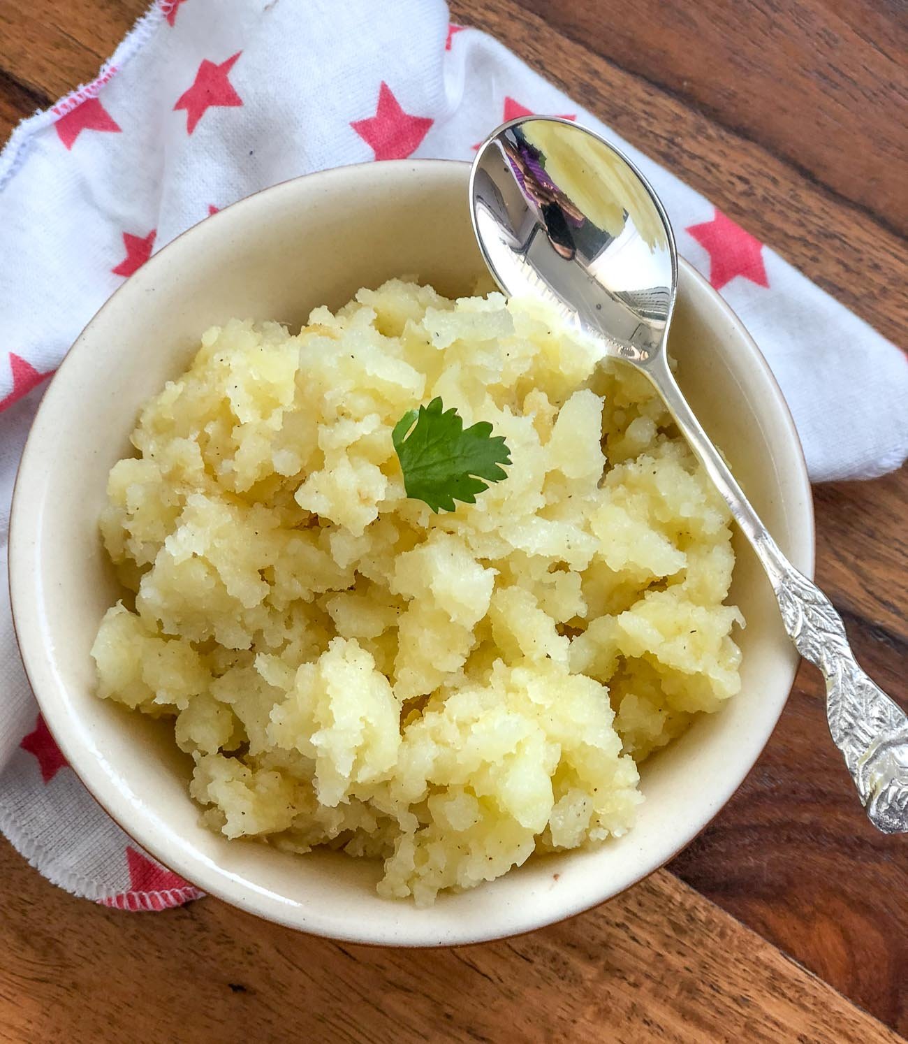 Buttered Mashed Potatoes - For Babies Over 7 months 